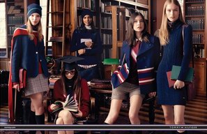 美国时尚品牌Tommy Hilfiger 2013秋冬系列校园风时尚大片