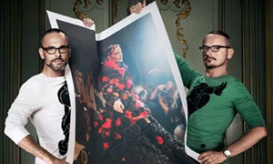 Viktor & Rolf 设计师出镜《Vogue》荷兰版时尚大片