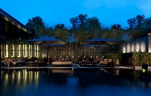 璞麗酒店露天花园盛春开放