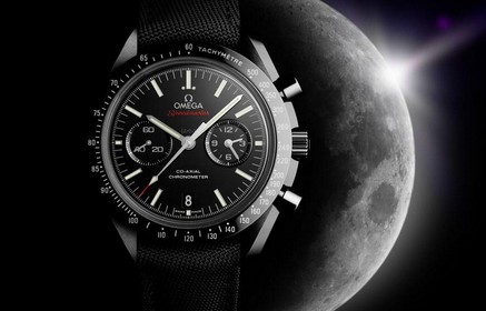 2014巴塞尔钟表展：欧米茄超霸系列“月之暗面”腕表