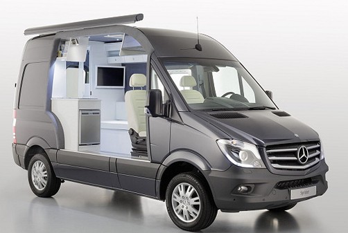 奔驰发表Sprinter Caravan Concept 概念商旅车