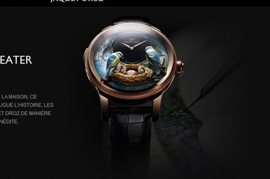 Jaquet Droz 品牌275周年之际推出全新官方网站