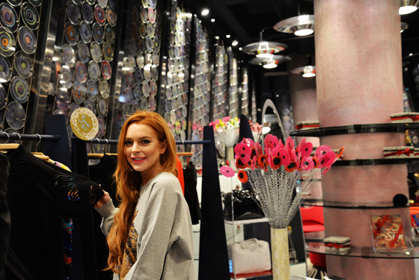 Lindsay Lohan 造访上海10 Corso Como