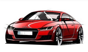 Audi奥迪公布第三代Audi TT 新车预览厂图