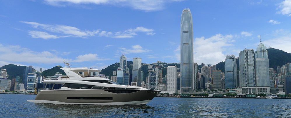 亚诺Prestige 750豪华游艇在香港皇家游艇会举办亚太区首发式