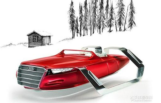 奥迪圣诞车效果图发布 或预示未来设计
