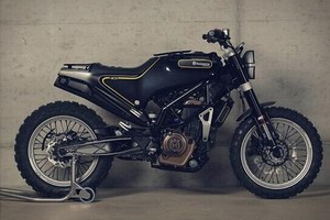 Husqvarna 401复古概念摩托车惊艳米兰EICMA摩托车展