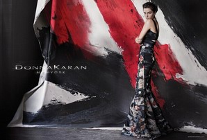 Donna Karan(唐娜·凯伦)2015春夏系列广告曝光  超模 Andreea Diaconu代言