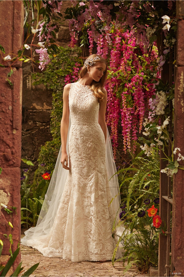 美国婚纱品牌BHLDN释出2015春季花园主题婚纱礼服系列Loobook