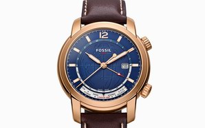 Fossil推出双时区瑞士制造腕表
