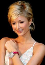 以帕丽丝-希尔顿命名 Tourneau Paris Hilton白金手表 