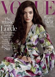 Lorde 身着GUCCI波西米亚印花裙子优雅登《Vogue》封面