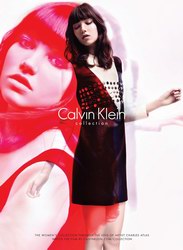 Grace Hartzel再度代言Calvin Klein 2015秋冬广告大片