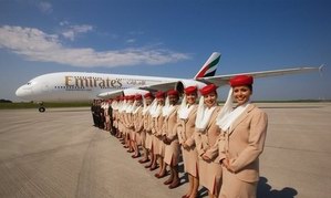  阿联酋航空 世界为数不多的清一色大型飞机的航空公司