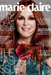 Julianne Moore（朱丽安·摩尔）为《Marie Claire》拍摄魅力时尚写真