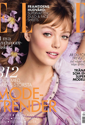 超模Frida Gustavsson （弗丽达·古斯塔夫松）演绎春日美妆大片