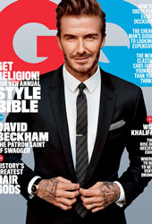 老帅哥David Beckham 再登《GQ》封面