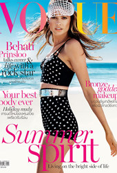 维密天使贝哈蒂·普林斯时尚大片登上《Vogue》杂志封面