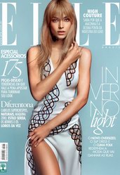 名模Hannah Ferguson登《Elle》封面演绎摇滚范时尚大片