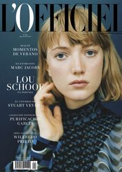 超模Lou Schoof 登《L'Officiel》封面拍清新时尚写真