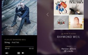 蕾蒙威（Raymond Weil）免费音乐平台正式开通