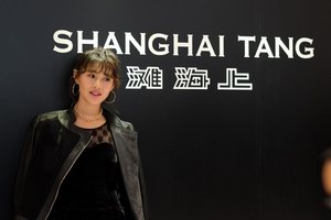 陈燃出席Shanghai Tang(上海滩)活动   Claudie Pierlot波点装展性感复古时尚