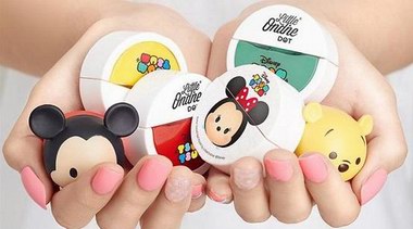 圆形指甲油小奥汀波点系列迪士尼TsumTsum DOT礼盒全新上市