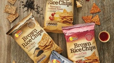 澳洲太阳米SunRice棕米锅巴、全麦米饼零食登录京东QBID海外旗舰店