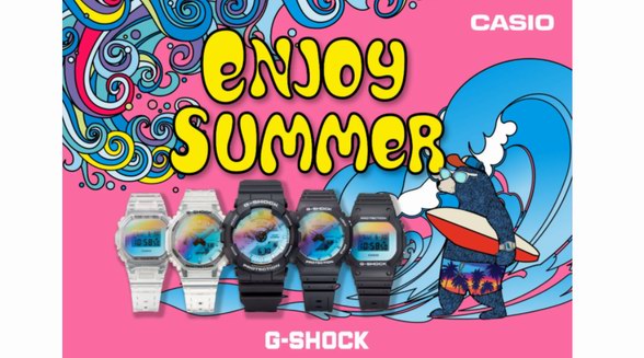 炫彩来袭，敢玩敢潮！G-SHOCK 夏日炫色系列炫动夏日