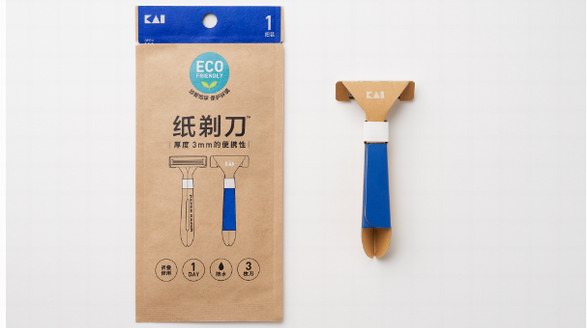 “地球日”贝印在华发售纸剃刀 创意环保引领绿色时尚