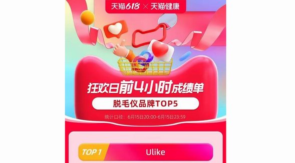 618战报出炉：Ulike稳坐销冠宝座