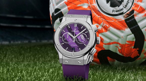 HUBLOT 宇舶表经典融合计时码表亮相英超联赛，全球限量100枚