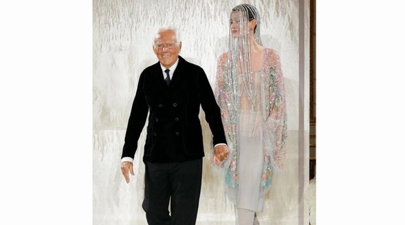 Armani Priv&eacute; 2025春夏高定系列时装秀于 Palazzo Armani 揭幕