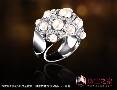 Chanel奢华珠宝戒指Baroque系列（Baroque Ring Collection of Chanel's Fine Jewelry），