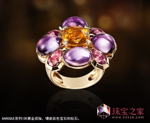 Chanel奢华珠宝戒指Baroque系列（Baroque Ring Collection of Chanel's Fine Jewelry），