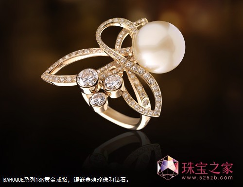 Chanel奢华珠宝戒指Baroque系列（Baroque Ring Collection of Chanel's Fine Jewelry），