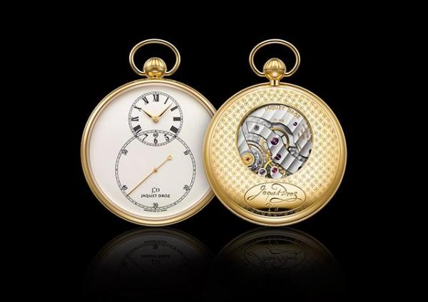 雅克德罗 Jaquet Droz 象牙白珐琅怀表