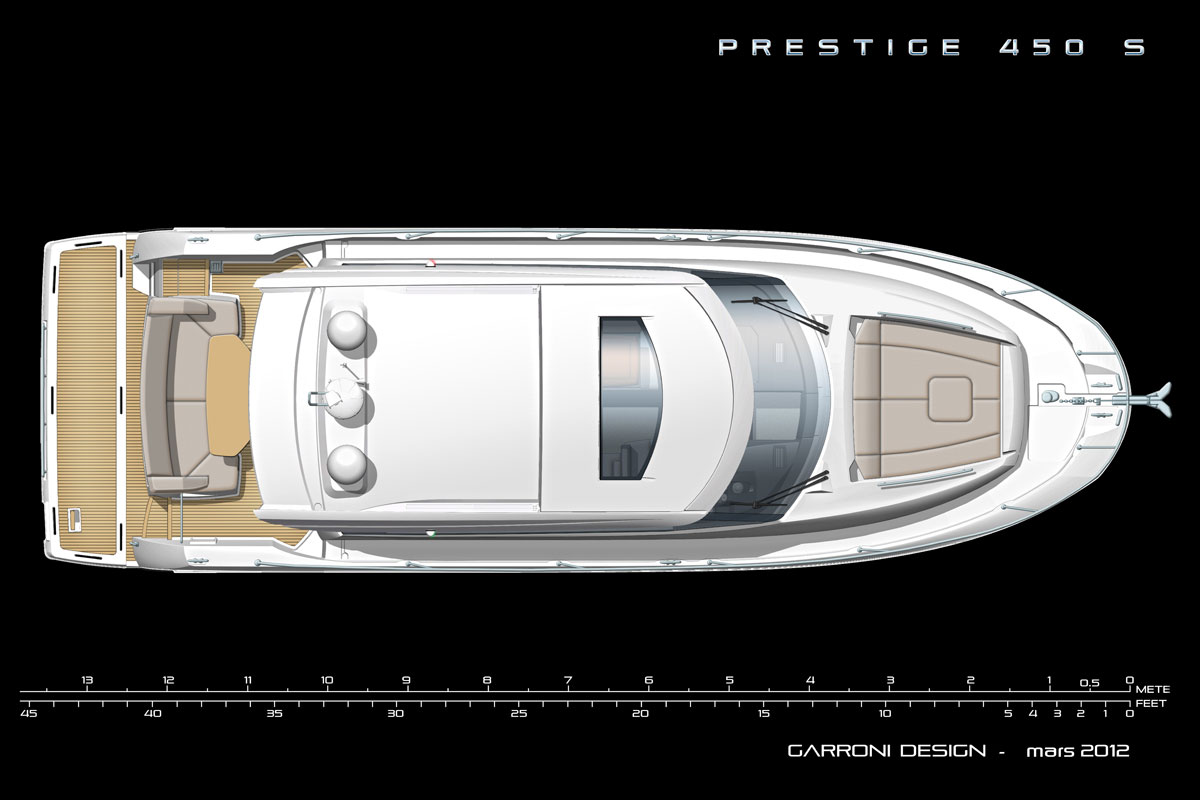 Jeanneau亚诺品牌将于2013年春发布Prestige 450S游艇