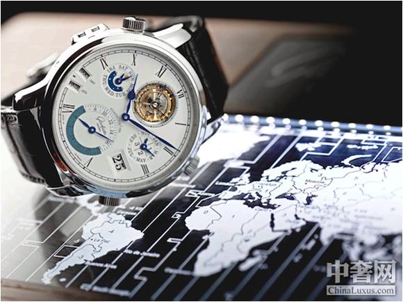 格拉苏蒂（Glashutte）全球首枚高度精密陀飞轮腕表