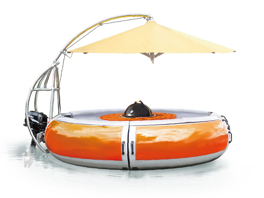 Hammacher Schlemmer烧烤餐饮船Barbeque Dining Boat