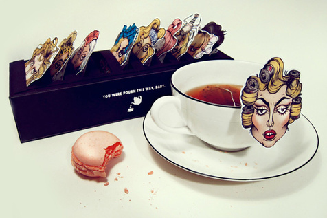 趣怪Gaga Tea：Nathalie Hallman设计，源自镜头前的Lady Gaga