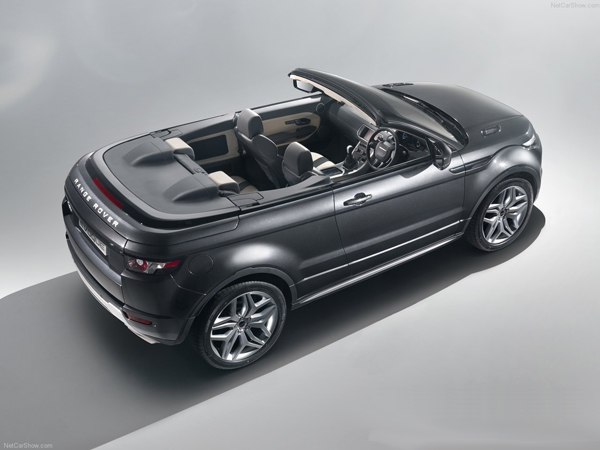 试水时尚敞篷 路虎发布极光敞篷概念车Ranger Rover Evoque Convertible Concept