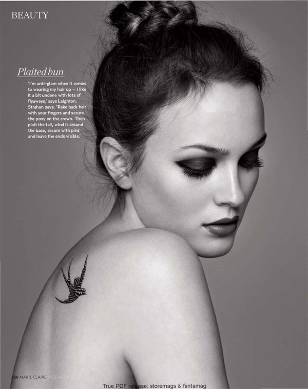 Leighton Meester《Marie Claire》英国版12月号