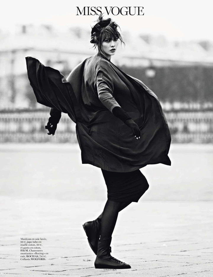 Karlie Kloss《Vogue》法国版2013年3月号