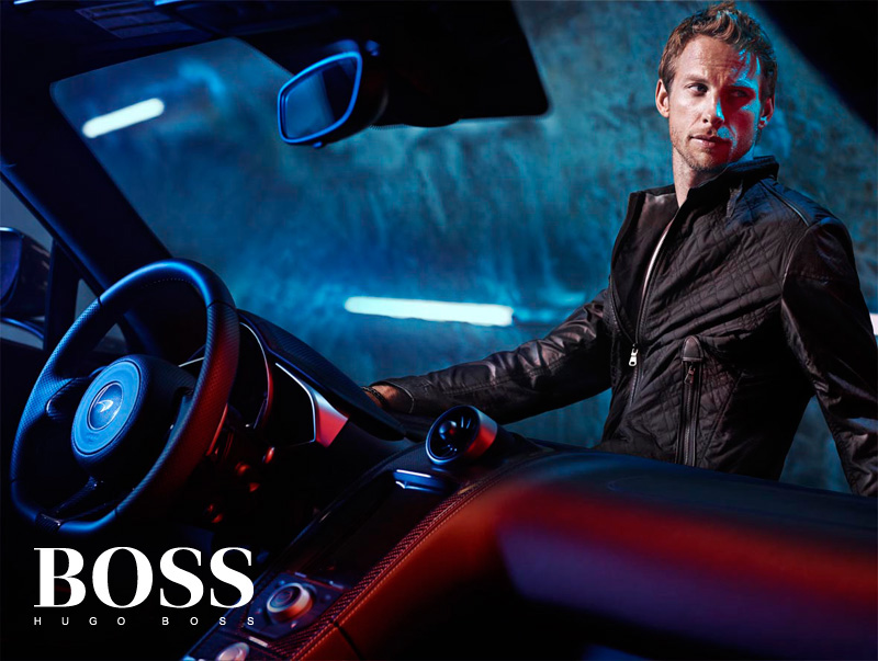 Hugo Boss x McLaren 赛车服装广告大片