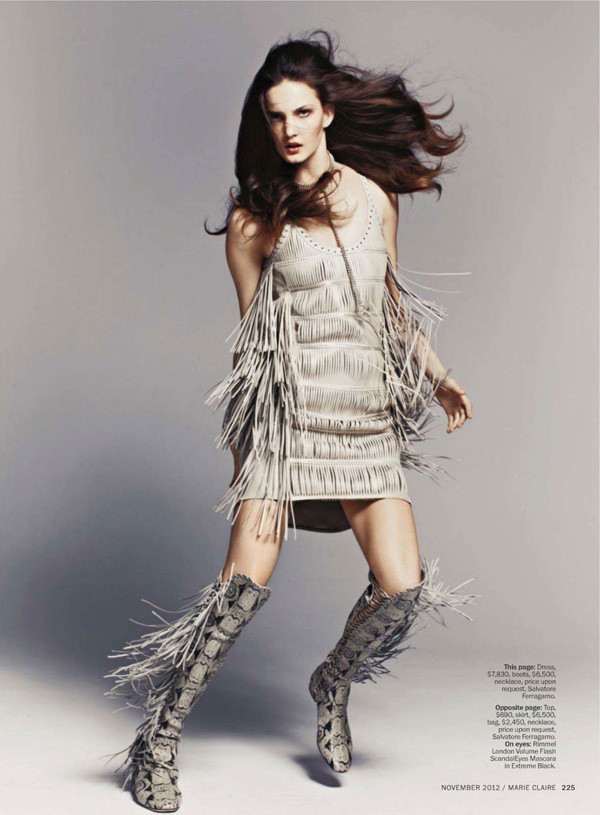 Nadine Ponce《Marie Claire》2012年11月号