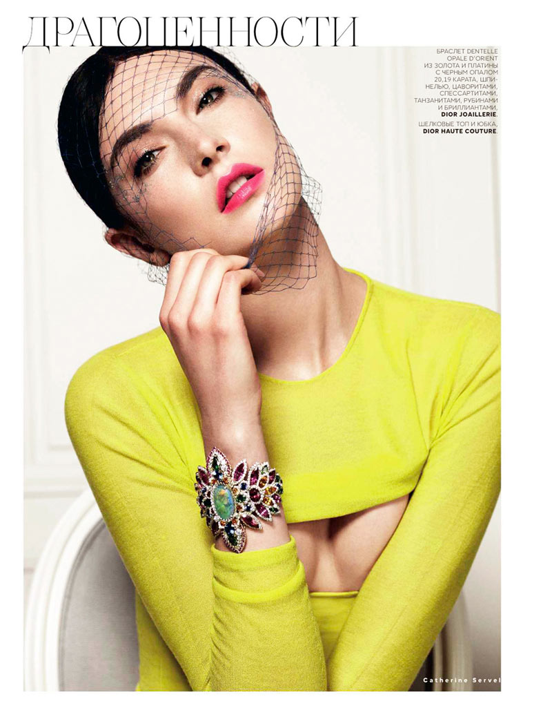 Jacquelyn Jablonski《Vogue》俄版2012年10月号