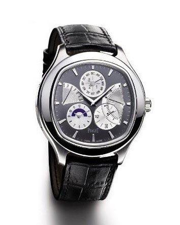 伯爵自制855p机芯的Emperador Coussion万年历腕表