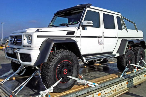 奔驰6轮「G63 AMG V8 Biturbo」图片曝光