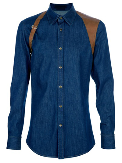 Alexander McQueen 牛仔衬衫